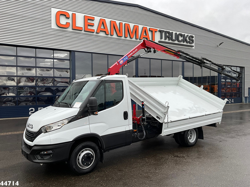 Iveco Daily 72C18 HMF laadkraan 3,4 Tonmeter laadkraan + Meiller 3-zijdige kipper New & Unused!! - شاحنة قلاب, شاحنة كرين: صورة 2 Iveco Daily 72C18 HMF laadkraan 3,4 Tonmeter laadkraan + Meiller 3-zijdige kipper New & Unused!! - شاحنة قلاب, شاحنة كرين: صورة 2
