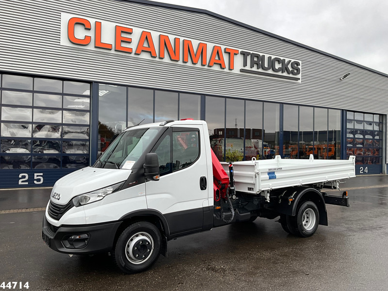 Iveco Daily 72C18 HMF laadkraan 3,4 Tonmeter laadkraan + Meiller 3-zijdige kipper New & Unused!! - شاحنة قلاب, شاحنة كرين: صورة 3 Iveco Daily 72C18 HMF laadkraan 3,4 Tonmeter laadkraan + Meiller 3-zijdige kipper New & Unused!! - شاحنة قلاب, شاحنة كرين: صورة 3