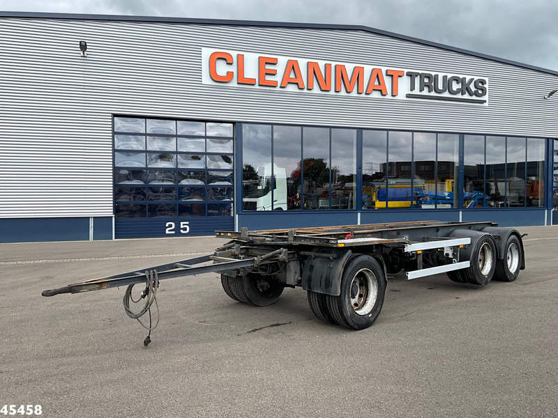 Ligthart 3-assige container aanhangwagen - مقطورة نقل الحاويات: صورة 1 Ligthart 3-assige container aanhangwagen - مقطورة نقل الحاويات: صورة 1