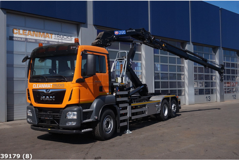 MAN TGS 26.420 HMF 21 Tonmeter laadkraan Just 170.296 km! - شاحنة ذات خطاف, شاحنة كرين: صورة 1 MAN TGS 26.420 HMF 21 Tonmeter laadkraan Just 170.296 km! - شاحنة ذات خطاف, شاحنة كرين: صورة 1