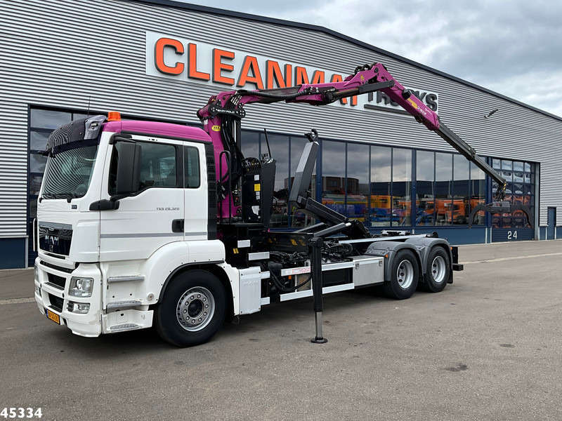 MAN TGS 28.320 Palfinger 15 Tonmeter Z-kraan Just 105.229 km! - شاحنة ذات خطاف, شاحنة كرين: صورة 1 MAN TGS 28.320 Palfinger 15 Tonmeter Z-kraan Just 105.229 km! - شاحنة ذات خطاف, شاحنة كرين: صورة 1
