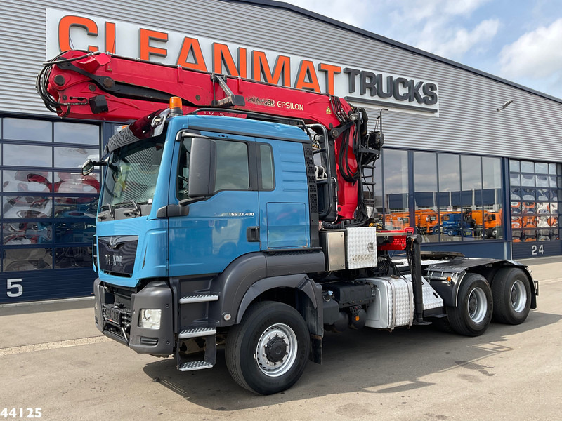 MAN TGS 33.480 6x6 Euro 6 Palfinger 27 Tonmeter boomkraan - شاحنة كرين: صورة 2 MAN TGS 33.480 6x6 Euro 6 Palfinger 27 Tonmeter boomkraan - شاحنة كرين: صورة 2