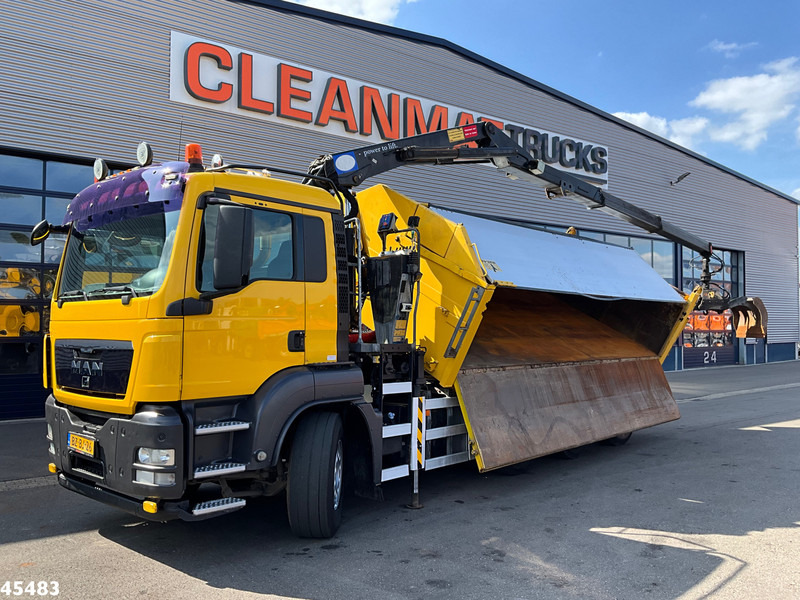 MAN TGS 35.400 8x4 Manual HMF 16 Tm Z-kraan - شاحنة قلاب, شاحنة كرين: صورة 1 MAN TGS 35.400 8x4 Manual HMF 16 Tm Z-kraan - شاحنة قلاب, شاحنة كرين: صورة 1