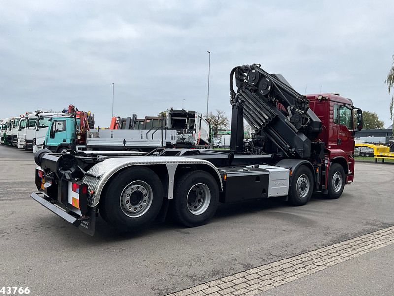 MAN TGS 35.480 8x4H Euro 6 HMF 40 Tonmeter laadkraan + Fly-Jib - شاحنة ذات خطاف, شاحنة كرين: صورة 4 MAN TGS 35.480 8x4H Euro 6 HMF 40 Tonmeter laadkraan + Fly-Jib - شاحنة ذات خطاف, شاحنة كرين: صورة 4