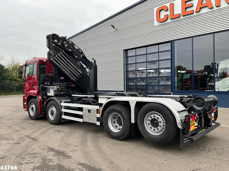 MAN TGS 35.480 8x4H Euro 6 HMF 40 Tonmeter laadkraan + Fly-Jib - شاحنة ذات خطاف, شاحنة كرين: صورة 5 MAN TGS 35.480 8x4H Euro 6 HMF 40 Tonmeter laadkraan + Fly-Jib - شاحنة ذات خطاف, شاحنة كرين: صورة 5
