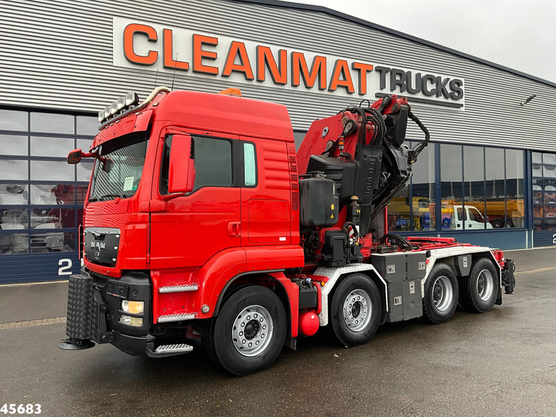 MAN TGS 41.480 8x4 ZF Intarder Fassi 130 Tonmeter laadkraan + Fly-JIb - شاحنة كرين: صورة 2 MAN TGS 41.480 8x4 ZF Intarder Fassi 130 Tonmeter laadkraan + Fly-JIb - شاحنة كرين: صورة 2