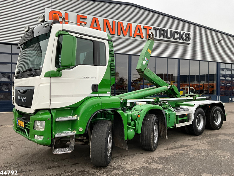 MAN TGS 43.440 8x4 Euro 6 VDL 40 Ton haakarmsysteem - شاحنة ذات خطاف: صورة 1 MAN TGS 43.440 8x4 Euro 6 VDL 40 Ton haakarmsysteem - شاحنة ذات خطاف: صورة 1