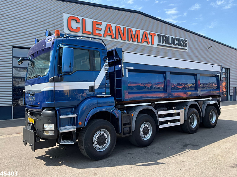 MAN TGS 43.440 8x8 HTS 30 Ton containersysteem + Vossebelt 20m³ container - شاحنة - نظام الكابلات: صورة 1 MAN TGS 43.440 8x8 HTS 30 Ton containersysteem + Vossebelt 20m³ container - شاحنة - نظام الكابلات: صورة 1