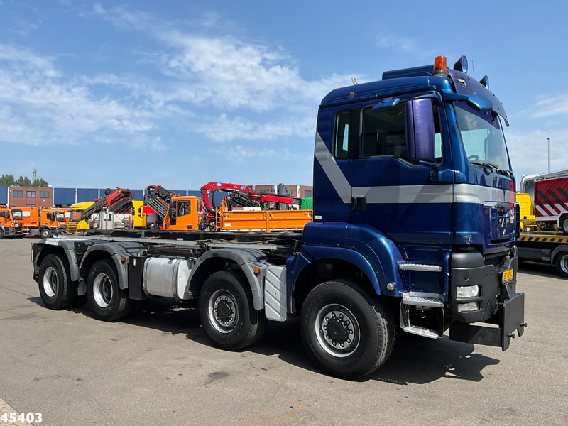 شاحنة - نظام الكابلات MAN TGS 43.440 8x8 HTS 30 Ton containersysteem + Vossebelt 20m³ container: صورة 8