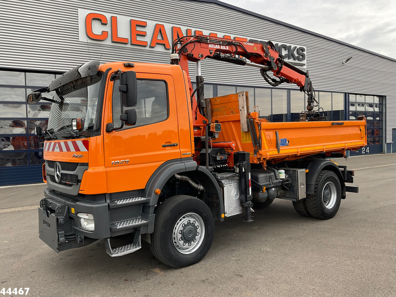 Mercedes-Benz 1829 AK 4x4 Atlas 8,5 Tonmeter laadkraan Manual Full steel - شاحنة قلاب, شاحنة كرين: صورة 3 Mercedes-Benz 1829 AK 4x4 Atlas 8,5 Tonmeter laadkraan Manual Full steel - شاحنة قلاب, شاحنة كرين: صورة 3