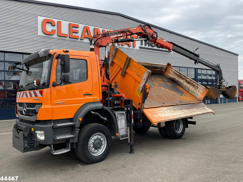 Mercedes-Benz 1829 AK 4x4 Atlas 8,5 Tonmeter laadkraan Manual Full steel - شاحنة قلاب, شاحنة كرين: صورة 2 Mercedes-Benz 1829 AK 4x4 Atlas 8,5 Tonmeter laadkraan Manual Full steel - شاحنة قلاب, شاحنة كرين: صورة 2