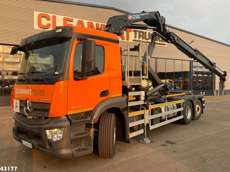 Mercedes-Benz Actros 2643 Euro 6 HMF 23 Tonmeter laadkraan - شاحنة ذات خطاف, شاحنة كرين: صورة 1 Mercedes-Benz Actros 2643 Euro 6 HMF 23 Tonmeter laadkraan - شاحنة ذات خطاف, شاحنة كرين: صورة 1