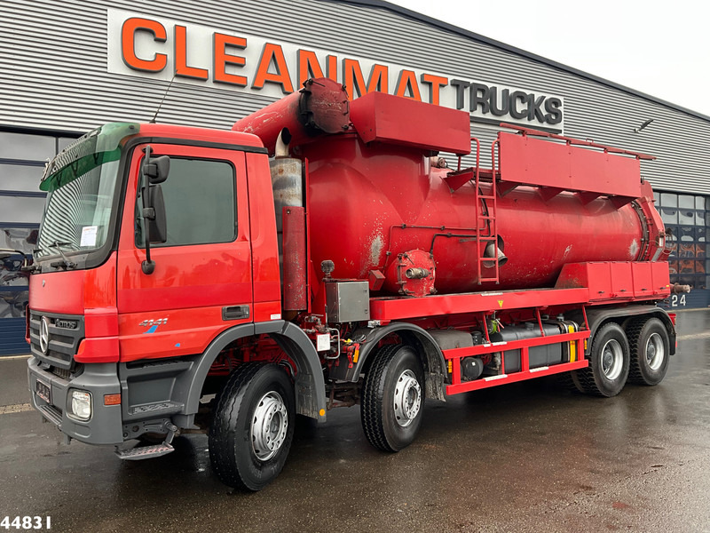 Mercedes-Benz Actros 4141 8x4 RVS Naaktgeboren drogestoffen Just 99.291 km! - شاحنة الشفط: صورة 5 Mercedes-Benz Actros 4141 8x4 RVS Naaktgeboren drogestoffen Just 99.291 km! - شاحنة الشفط: صورة 5