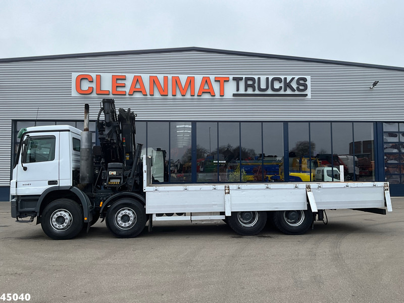 Mercedes-Benz Actros 4141 8x4 manual Hiab 32 Tonmeter laadkraan + Fly-jib - شاحنة كرين: صورة 4 Mercedes-Benz Actros 4141 8x4 manual Hiab 32 Tonmeter laadkraan + Fly-jib - شاحنة كرين: صورة 4