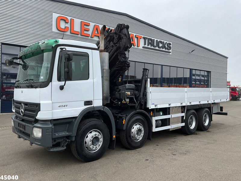 Mercedes-Benz Actros 4141 8x4 manual Hiab 32 Tonmeter laadkraan + Fly-jib - شاحنة كرين: صورة 2 Mercedes-Benz Actros 4141 8x4 manual Hiab 32 Tonmeter laadkraan + Fly-jib - شاحنة كرين: صورة 2