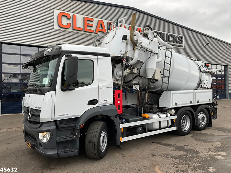 Mercedes-Benz Antos 2833 Euro 6 DHM kolkenzuiger Just 123.687 km! - شاحنة الشفط: صورة 3 Mercedes-Benz Antos 2833 Euro 6 DHM kolkenzuiger Just 123.687 km! - شاحنة الشفط: صورة 3