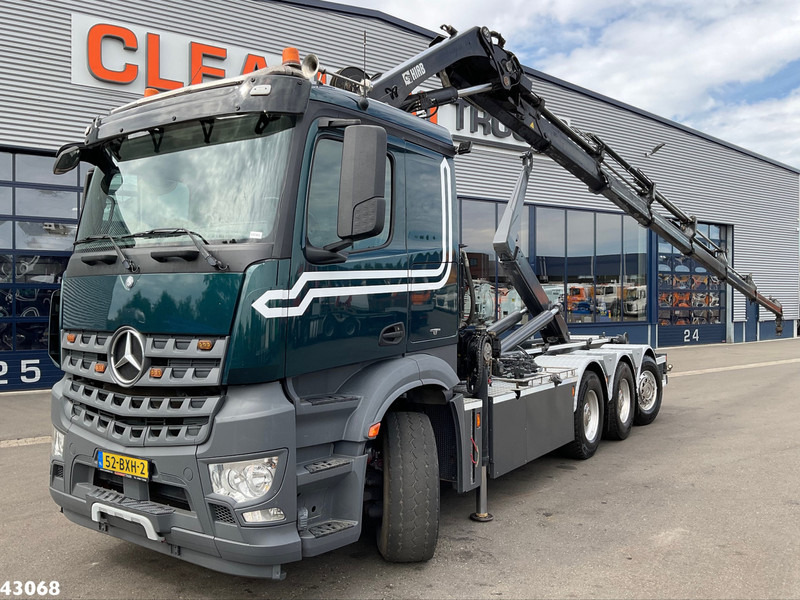 Mercedes-Benz Arocs 3251 8x4 Euro 6 Hiab 28 Tonmeter laadkraan - شاحنة ذات خطاف, شاحنة كرين: صورة 1 Mercedes-Benz Arocs 3251 8x4 Euro 6 Hiab 28 Tonmeter laadkraan - شاحنة ذات خطاف, شاحنة كرين: صورة 1
