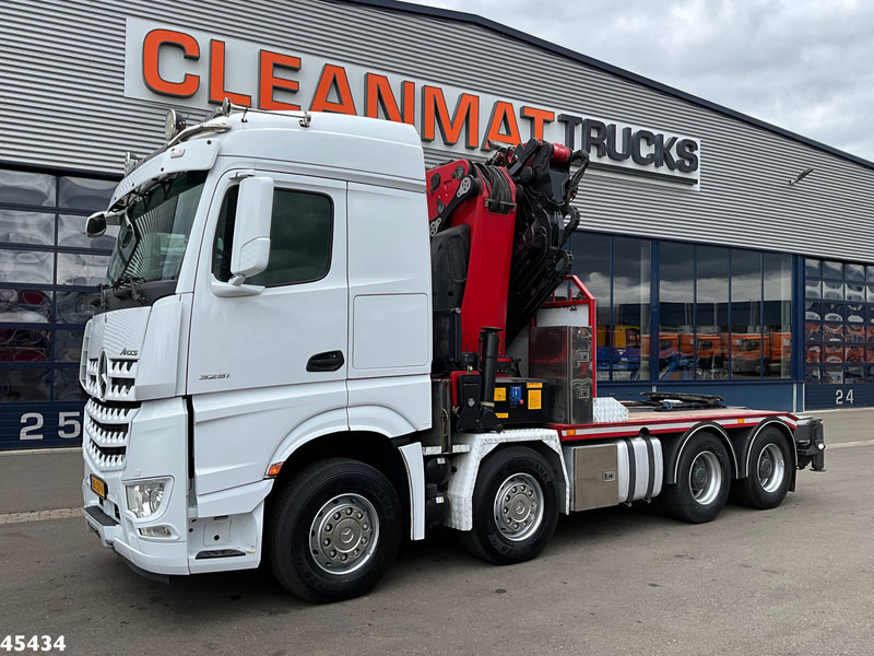 Mercedes-Benz Arocs 3251 8x4 Euro 6 Retarder HMF 85 Tonmeter laadkraan Fly-Jib - وحدة جر: صورة 2 Mercedes-Benz Arocs 3251 8x4 Euro 6 Retarder HMF 85 Tonmeter laadkraan Fly-Jib - وحدة جر: صورة 2