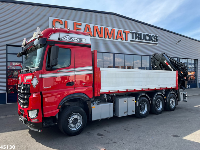Mercedes-Benz Arocs 3263 8x4 Hiab 37 Tonmeter laadkraan + Fly-Jib - شاحنة قلاب, شاحنة كرين: صورة 4 Mercedes-Benz Arocs 3263 8x4 Hiab 37 Tonmeter laadkraan + Fly-Jib - شاحنة قلاب, شاحنة كرين: صورة 4