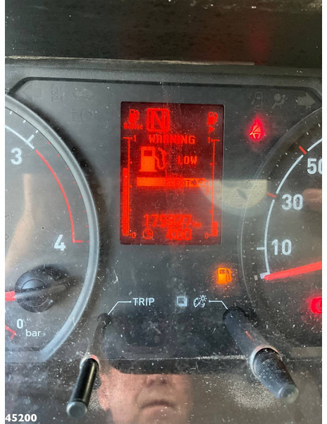 شاحنات مسطحة, شاحنة كرين Renault D 180 Hiab 3,8 Tonmeter Euro 6 Just 178.017 km!: صورة 19