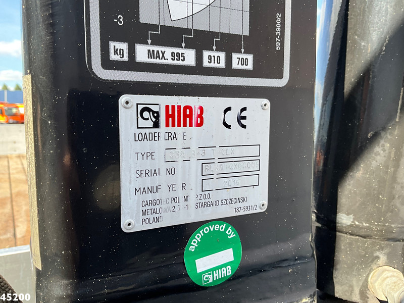 شاحنات مسطحة, شاحنة كرين Renault D 180 Hiab 3,8 Tonmeter Euro 6 Just 178.017 km!: صورة 20