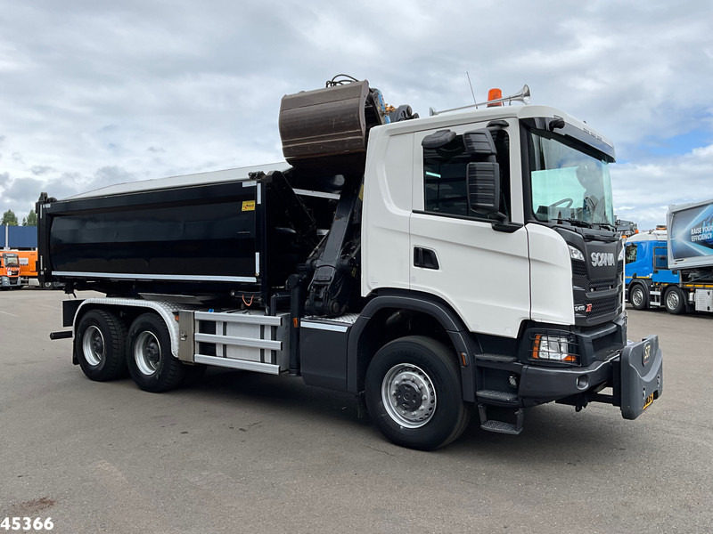 Scania G 410 6x6 Euro 6 Palfinger 17 Tonmeter Z-kraan - شاحنة قلاب, شاحنة كرين: صورة 4 Scania G 410 6x6 Euro 6 Palfinger 17 Tonmeter Z-kraan - شاحنة قلاب, شاحنة كرين: صورة 4