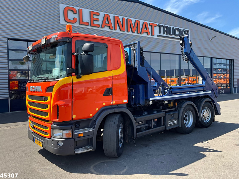 Scania G 440 6x2 Meiller 16 Tons portaalarmsysteem - شاحنة نقل المخلفات: صورة 1 Scania G 440 6x2 Meiller 16 Tons portaalarmsysteem - شاحنة نقل المخلفات: صورة 1