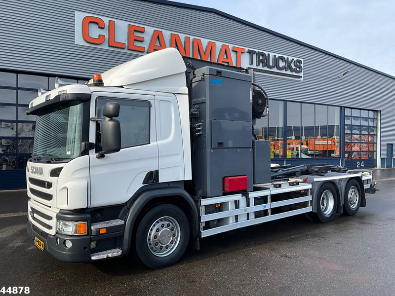 Scania P 280 6x2 Euro 6 VDL Translift zijlader Just 159.334 km! - شاحنة النفايات: صورة 4 Scania P 280 6x2 Euro 6 VDL Translift zijlader Just 159.334 km! - شاحنة النفايات: صورة 4