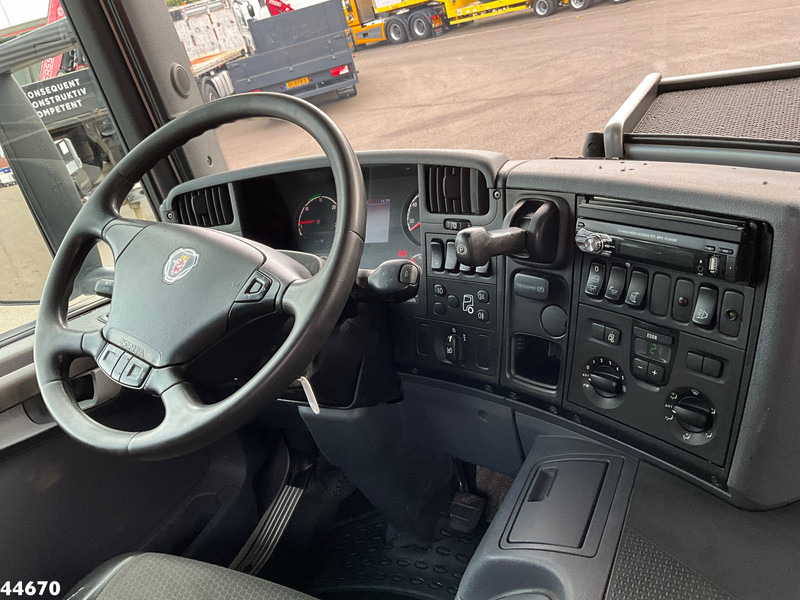 شاحنة قلاب, شاحنة كرين Scania P 320 HMF 12 Tonmeter Z-kraan + Kipper 11m³: صورة 14