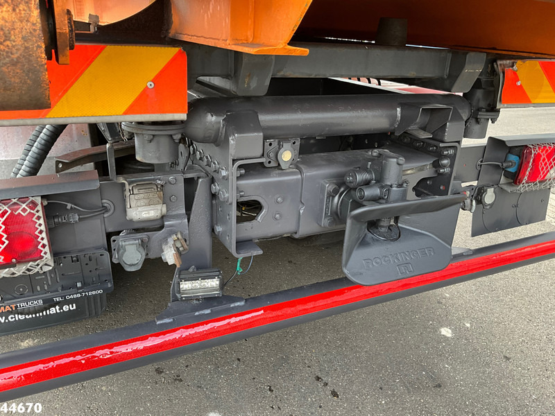 شاحنة قلاب, شاحنة كرين Scania P 320 HMF 12 Tonmeter Z-kraan + Kipper 11m³: صورة 9