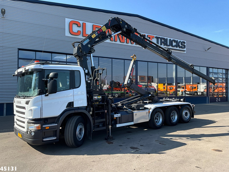 Scania P 380 8x4 Euro 5 Hiab 21 Tonmeter laadkraan Just 244.337 km! - شاحنة ذات خطاف, شاحنة كرين: صورة 1 Scania P 380 8x4 Euro 5 Hiab 21 Tonmeter laadkraan Just 244.337 km! - شاحنة ذات خطاف, شاحنة كرين: صورة 1
