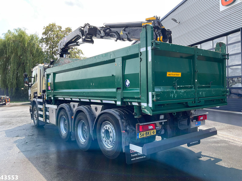 Scania P 410 8x4 Euro 6 HMF 18 Tonmeter laadkraan - شاحنة قلاب, شاحنة كرين: صورة 2 Scania P 410 8x4 Euro 6 HMF 18 Tonmeter laadkraan - شاحنة قلاب, شاحنة كرين: صورة 2