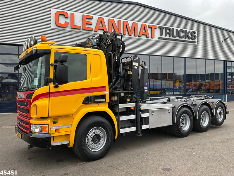 Scania P 410 8x4 Euro 6 Palfinger 14 Tonmeter Z-kraan - شاحنة ذات خطاف, شاحنة كرين: صورة 2 Scania P 410 8x4 Euro 6 Palfinger 14 Tonmeter Z-kraan - شاحنة ذات خطاف, شاحنة كرين: صورة 2