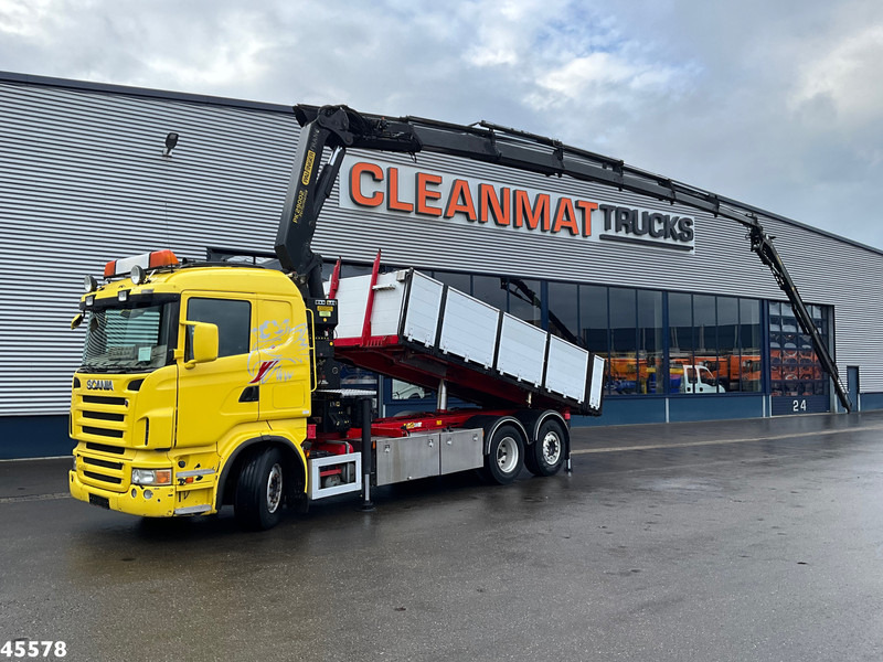 Scania R 380 Palfinger 29 Tonmeter laadkraan + Fly-Jib - شاحنة قلاب, شاحنة كرين: صورة 1 Scania R 380 Palfinger 29 Tonmeter laadkraan + Fly-Jib - شاحنة قلاب, شاحنة كرين: صورة 1