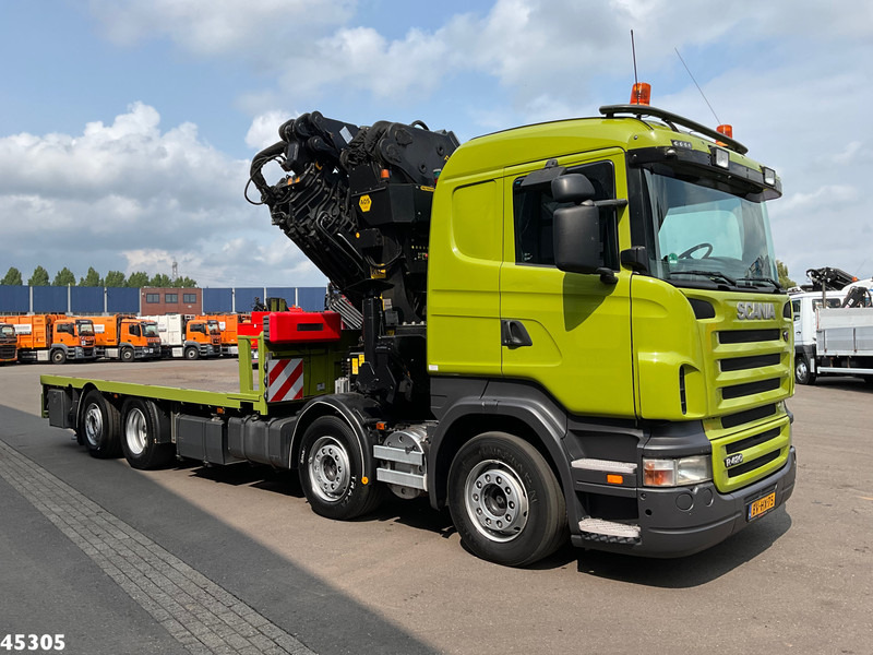 Scania R 420 8x2 manual Palfinger 85 Tonmeter laadkraan + Fly-Jib - شاحنة كرين: صورة 4 Scania R 420 8x2 manual Palfinger 85 Tonmeter laadkraan + Fly-Jib - شاحنة كرين: صورة 4