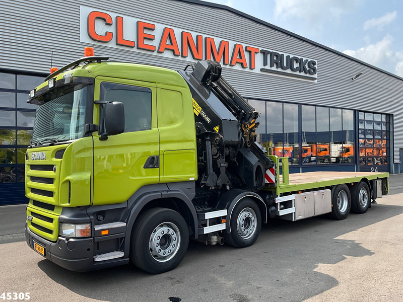 Scania R 420 8x2 manual Palfinger 85 Tonmeter laadkraan + Fly-Jib - شاحنة كرين: صورة 2 Scania R 420 8x2 manual Palfinger 85 Tonmeter laadkraan + Fly-Jib - شاحنة كرين: صورة 2