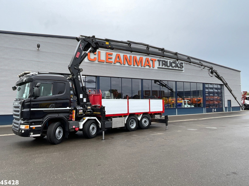 Scania R 480 8x2 Retarder Hiab 47 Tonmeter laadkraan + Fly-Jib! Just 242.931 km! - شاحنة كرين: صورة 1 Scania R 480 8x2 Retarder Hiab 47 Tonmeter laadkraan + Fly-Jib! Just 242.931 km! - شاحنة كرين: صورة 1