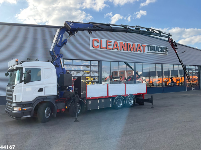 Scania R 480 Amco Veba 95 Tonmeter laadkraan + Fly-Jib - شاحنة كرين: صورة 1 Scania R 480 Amco Veba 95 Tonmeter laadkraan + Fly-Jib - شاحنة كرين: صورة 1