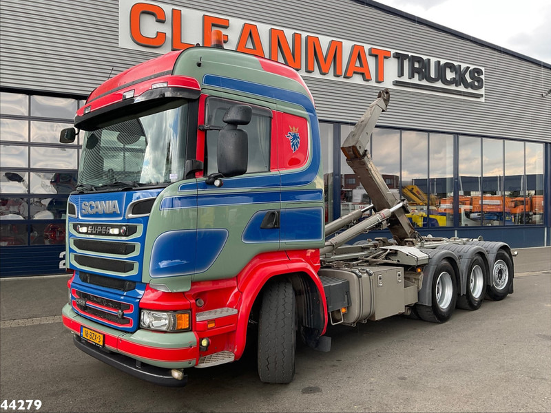 شاحنة ذات خطاف Scania R 580 Super 8x4 Euro 6 Palfinger 20 Ton haakarmsysteem: صورة 1