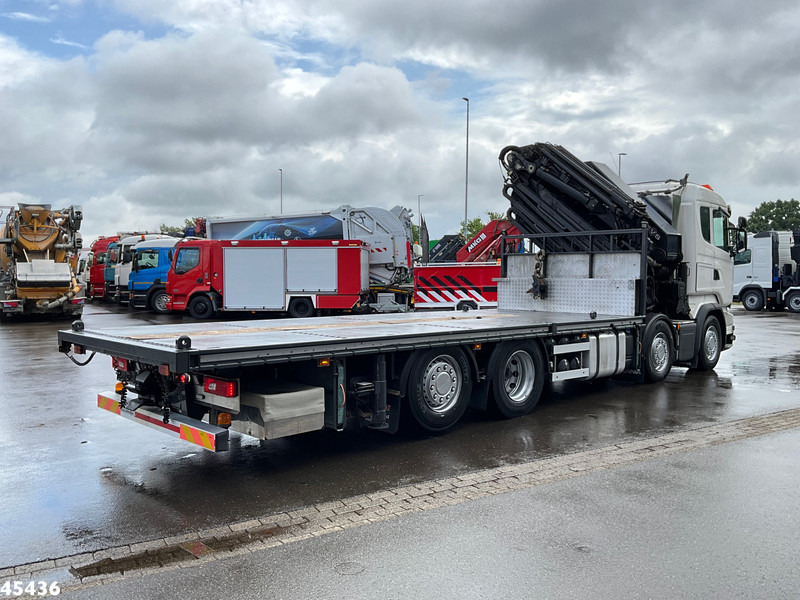 Scania R490 8x2 Euro 6 Retarder HMF 85 Tonmeter laadkraan + Fly-jib - شاحنة كرين: صورة 5 Scania R490 8x2 Euro 6 Retarder HMF 85 Tonmeter laadkraan + Fly-jib - شاحنة كرين: صورة 5