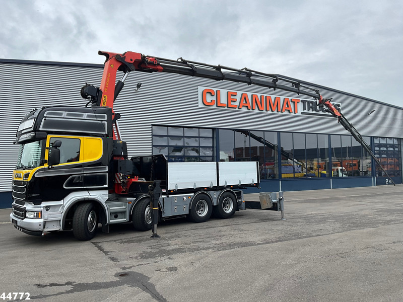 Scania R500 8x4 V8 Retarder Palfinger 53 Tonmeter laadkraan + Fly-Jib - شاحنة كرين: صورة 1 Scania R500 8x4 V8 Retarder Palfinger 53 Tonmeter laadkraan + Fly-Jib - شاحنة كرين: صورة 1