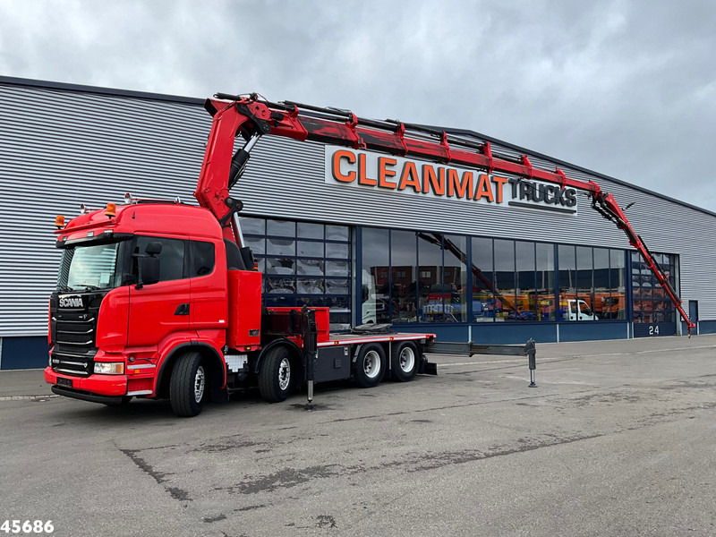 Scania R620 V8 8x4 Hiab 105 Ton/meter laadkraan + Fly-Jib! - وحدة جر: صورة 1 Scania R620 V8 8x4 Hiab 105 Ton/meter laadkraan + Fly-Jib! - وحدة جر: صورة 1