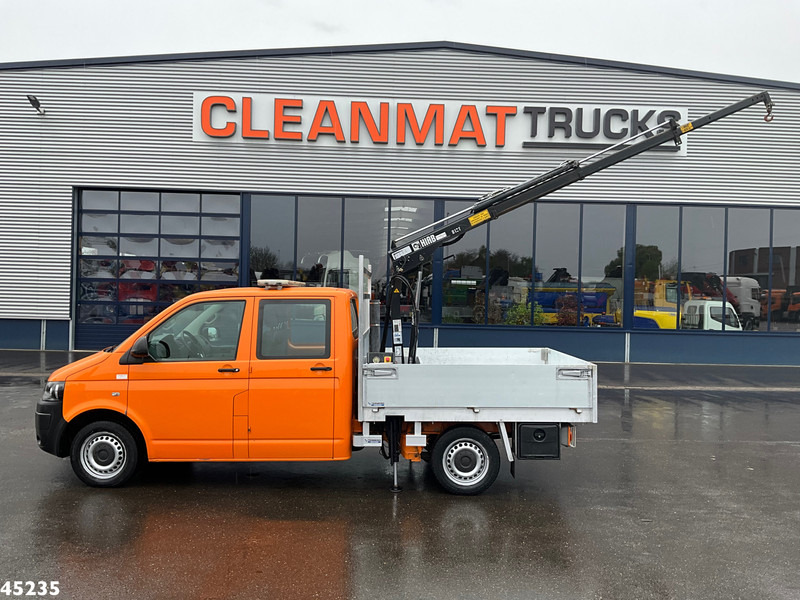 Volkswagen Transporter 2.0 TDI DC Hiab 1,3 Tonmeter laadkraan Just 194.250 km! - شاحنة كرين: صورة 1 Volkswagen Transporter 2.0 TDI DC Hiab 1,3 Tonmeter laadkraan Just 194.250 km! - شاحنة كرين: صورة 1