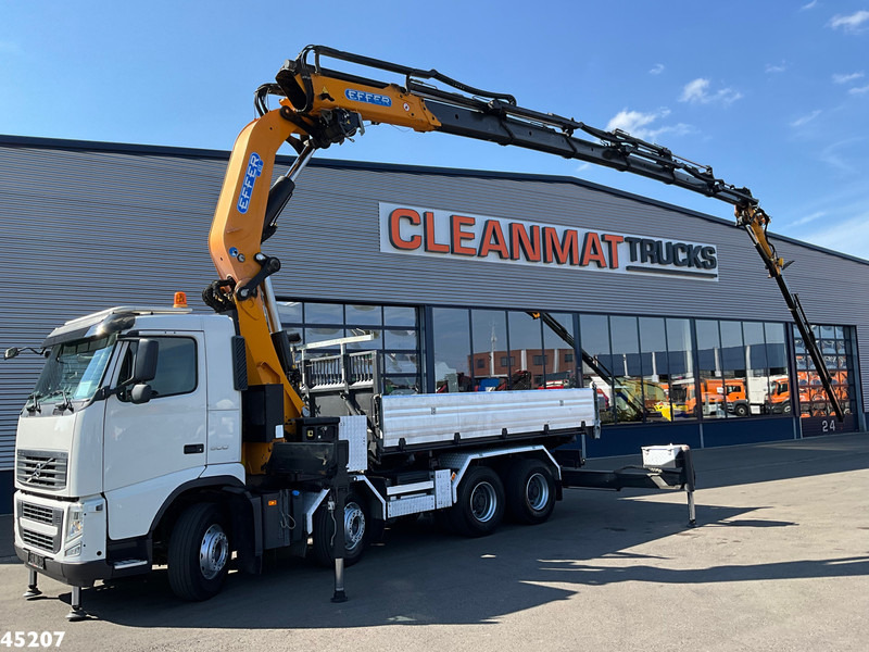 Volvo FH 500 8x4 Effer 65 Tonmeter laadkraan + Fly-Jib - شاحنة قلاب, شاحنة كرين: صورة 2 Volvo FH 500 8x4 Effer 65 Tonmeter laadkraan + Fly-Jib - شاحنة قلاب, شاحنة كرين: صورة 2