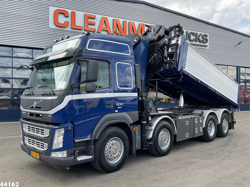 Volvo FM 500 Euro 6 HMF 50 Tonmeter laadkraan + Fly-Jib - شاحنة قلاب, شاحنة كرين: صورة 2 Volvo FM 500 Euro 6 HMF 50 Tonmeter laadkraan + Fly-Jib - شاحنة قلاب, شاحنة كرين: صورة 2