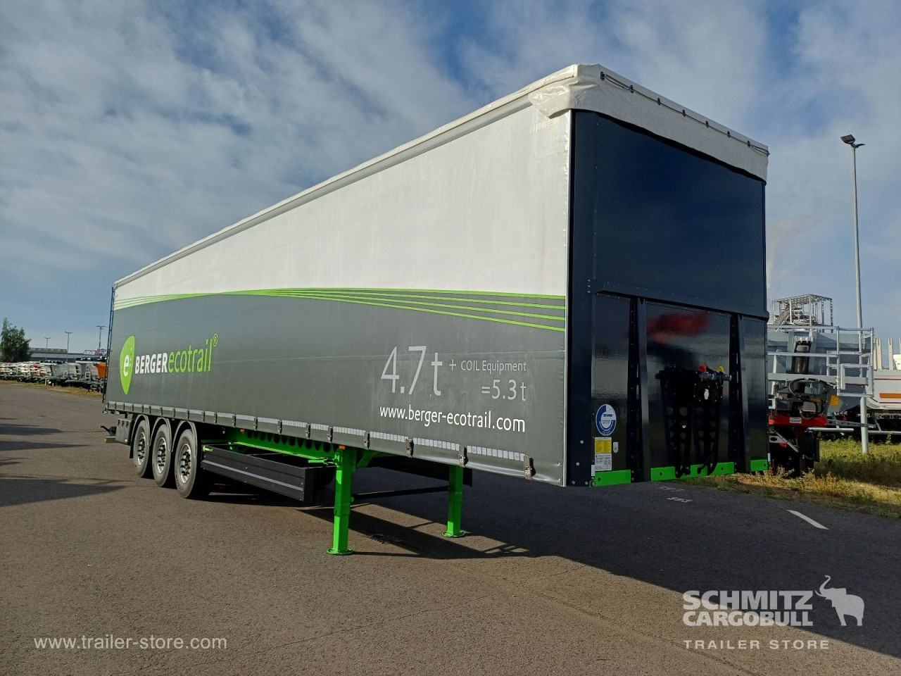 BERGER Auflieger Curtainsider Standard - نصف مقطورة ستارة: صورة 1 BERGER Auflieger Curtainsider Standard - نصف مقطورة ستارة: صورة 1