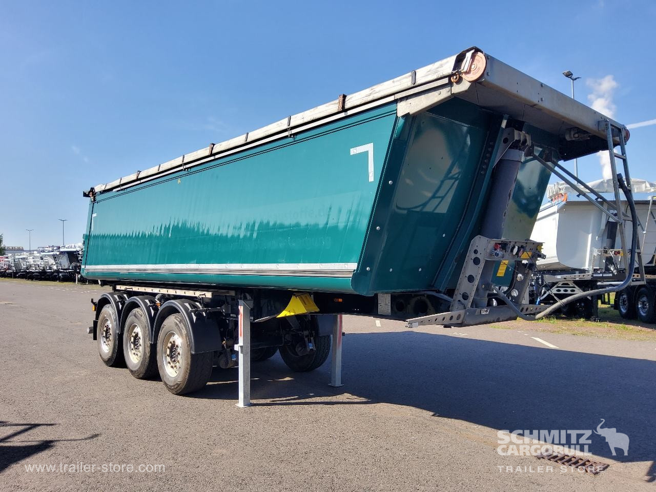 SCHMITZ Auflieger Kipper Alukastenmulde 27m³ - قلابة نصف مقطورة نصف مقطورة قلابة: صورة 1 SCHMITZ Auflieger Kipper Alukastenmulde 27m³ - قلابة نصف مقطورة نصف مقطورة قلابة: صورة 1