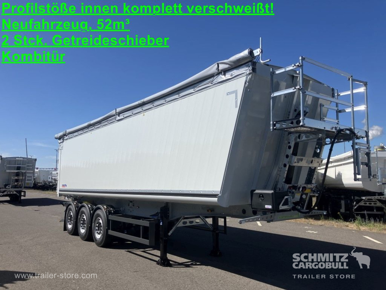 SCHMITZ Auflieger Kipper Alukastenmulde 52m³ - قلابة نصف مقطورة نصف مقطورة قلابة: صورة 1 SCHMITZ Auflieger Kipper Alukastenmulde 52m³ - قلابة نصف مقطورة نصف مقطورة قلابة: صورة 1