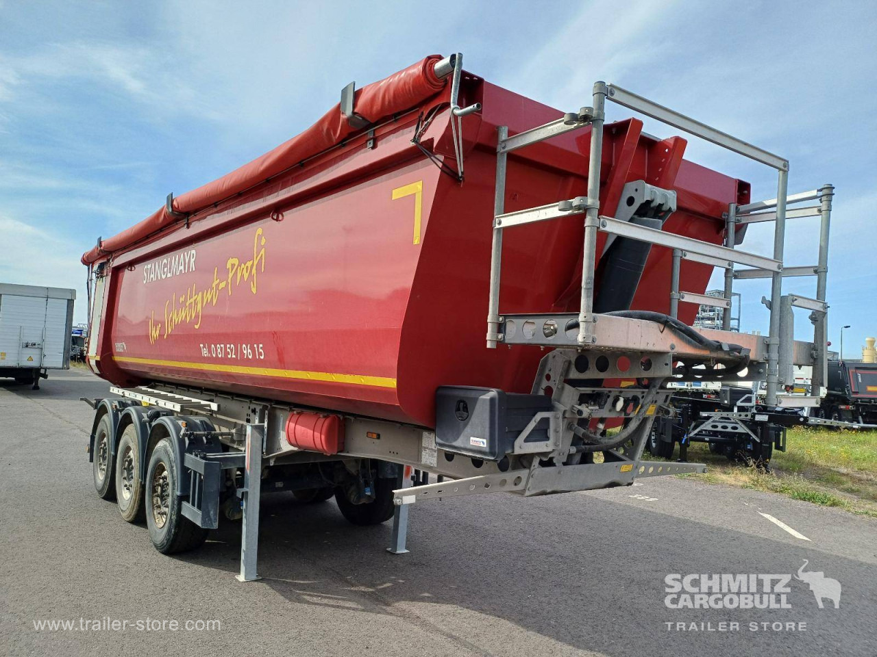 SCHMITZ Auflieger Kipper Stahlrundmulde 28m³ - قلابة نصف مقطورة نصف مقطورة قلابة: صورة 1 SCHMITZ Auflieger Kipper Stahlrundmulde 28m³ - قلابة نصف مقطورة نصف مقطورة قلابة: صورة 1