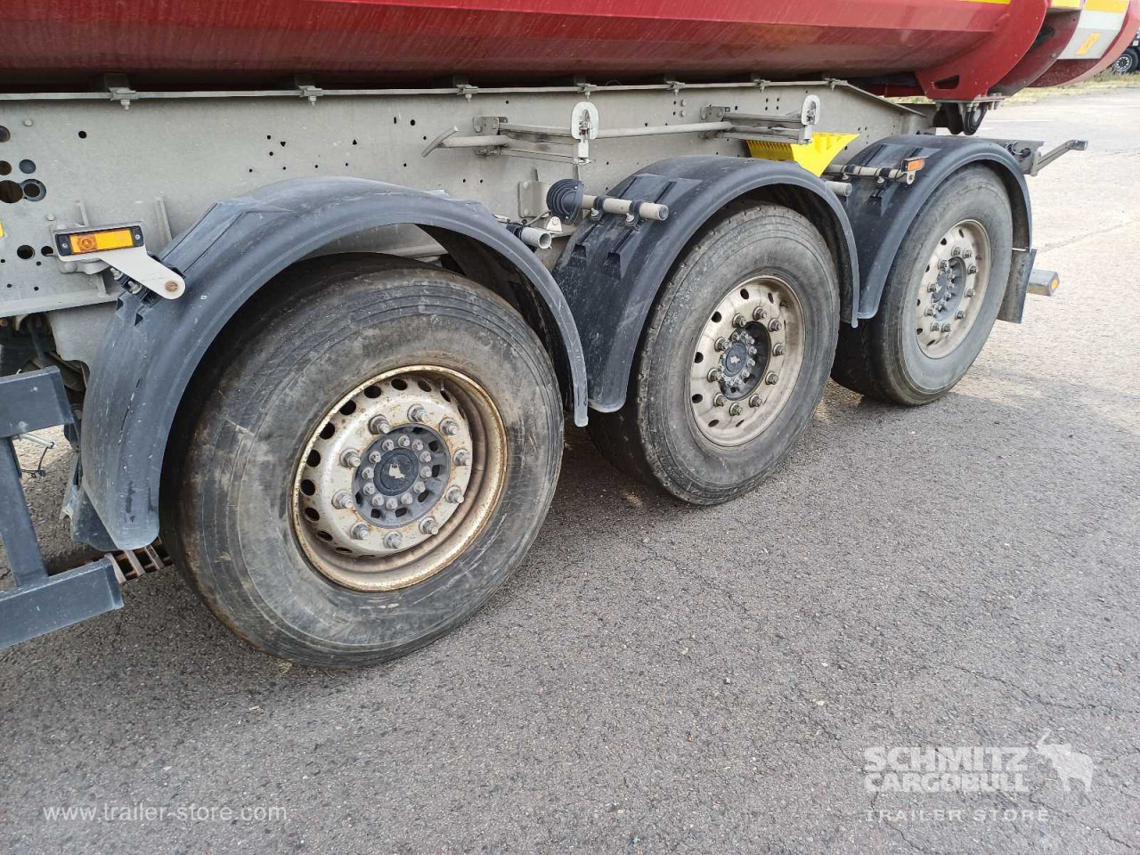 SCHMITZ Auflieger Kipper Stahlrundmulde 28m³ - قلابة نصف مقطورة نصف مقطورة قلابة: صورة 2 SCHMITZ Auflieger Kipper Stahlrundmulde 28m³ - قلابة نصف مقطورة نصف مقطورة قلابة: صورة 2